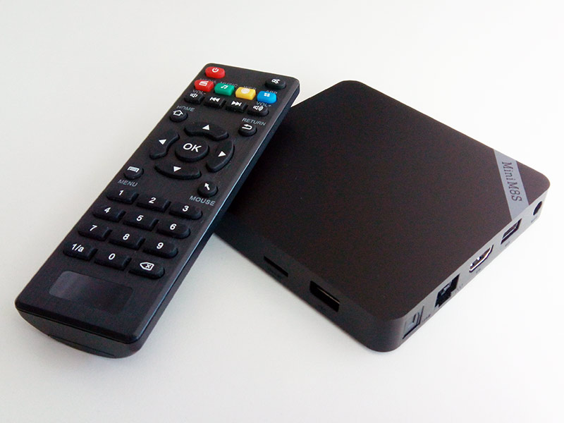 MX-mini Smart TV Box avec télécommande, Android 5.1 Amlogic S905 Quad Core  64 bits